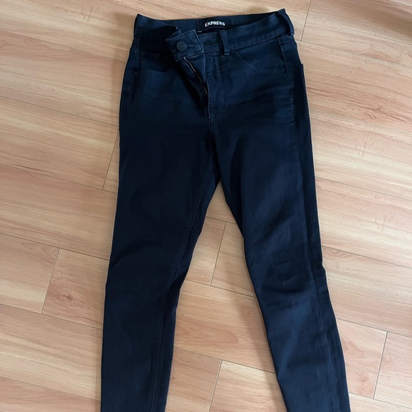 Express Black High Rise Skinny Jean - Picture 1 of 3